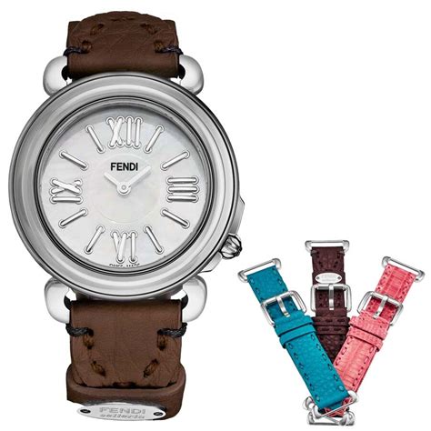 fendi selleria women's quartz watch set